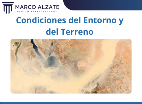 Factores técnicos y financieros APP Condiciones del Entorno y del Terreno