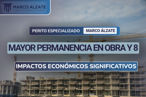 Análisis técnico de la mayor permanencia en obra y su impacto económico en proyectos de infraestructura, con enfoque en causalidad, costos asociados y evaluación pericial.
