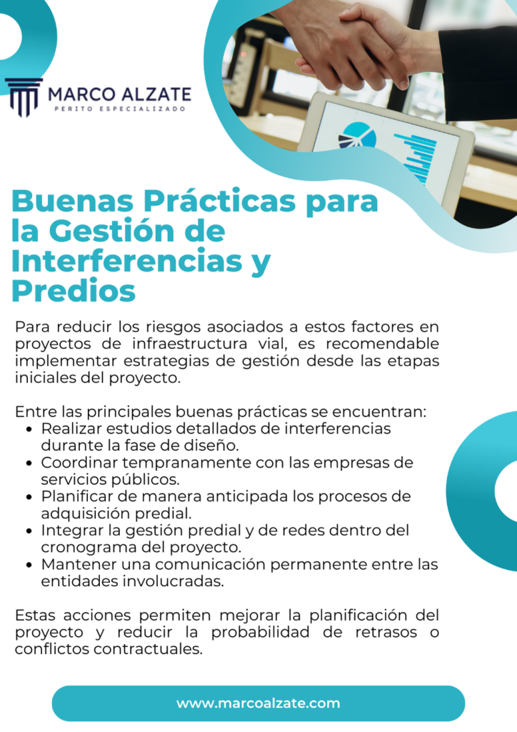 Gestión Eficaz de Interferencias Viales, Predios y Redes