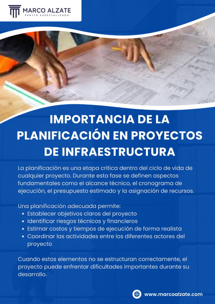 Importancia de la planificación en proyectos de infraestructura