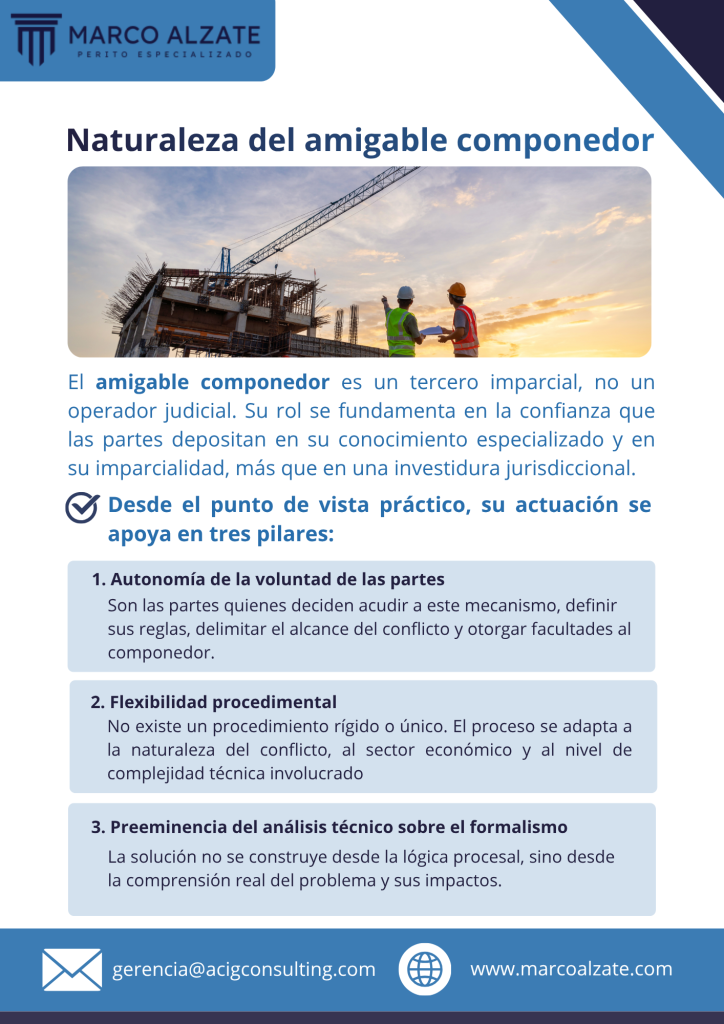 Amigable composición: mecanismo eficaz, esencial y valioso en proyectos de ingeniería civil