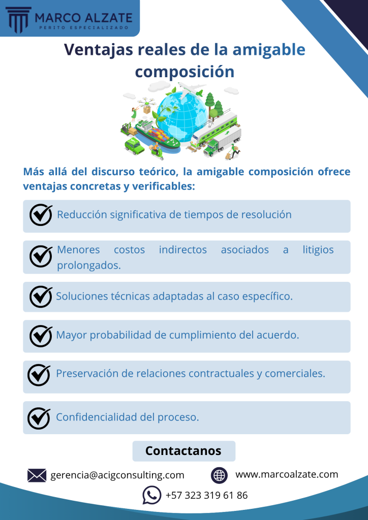 Amigable composición: mecanismo eficaz, esencial y valioso en proyectos de ingeniería civil