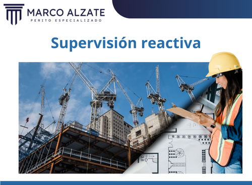 En proyectos de infraestructura cuando la supervisión actúa únicamente después de que aparece una falla, se incrementan los reprocesos. 